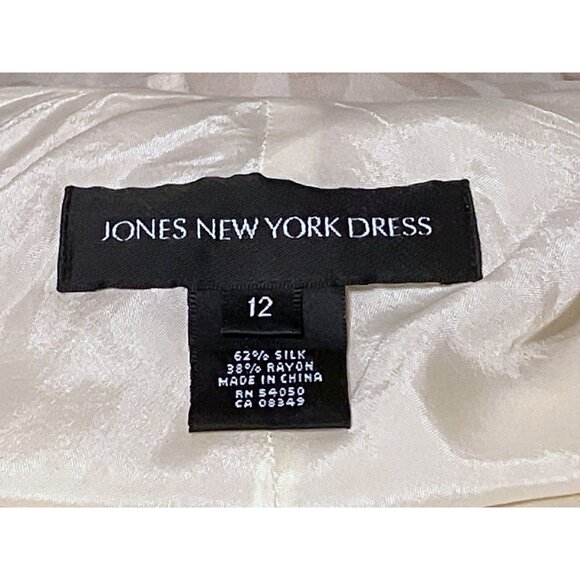 Y2K Silk Blend Midi Dress 12 Attached Duster Bias Cut Burnout Satin Fairy - Picture 9 of 11